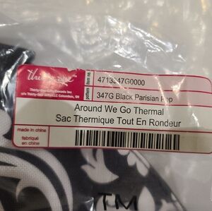 Thirty-One Around We Go Black Parisian Pop Thermal Sac